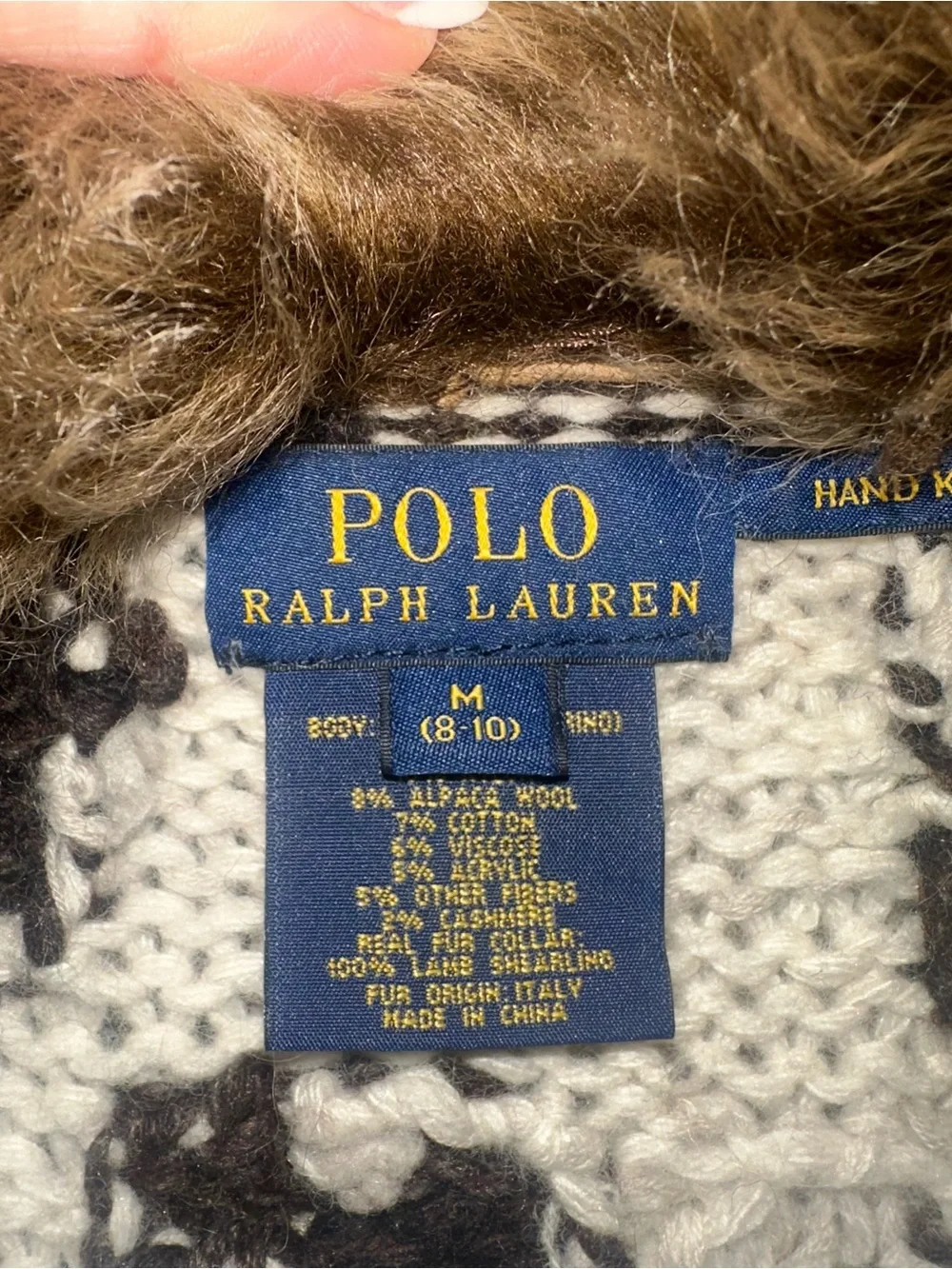 Ralph Lauren cozy teddy
